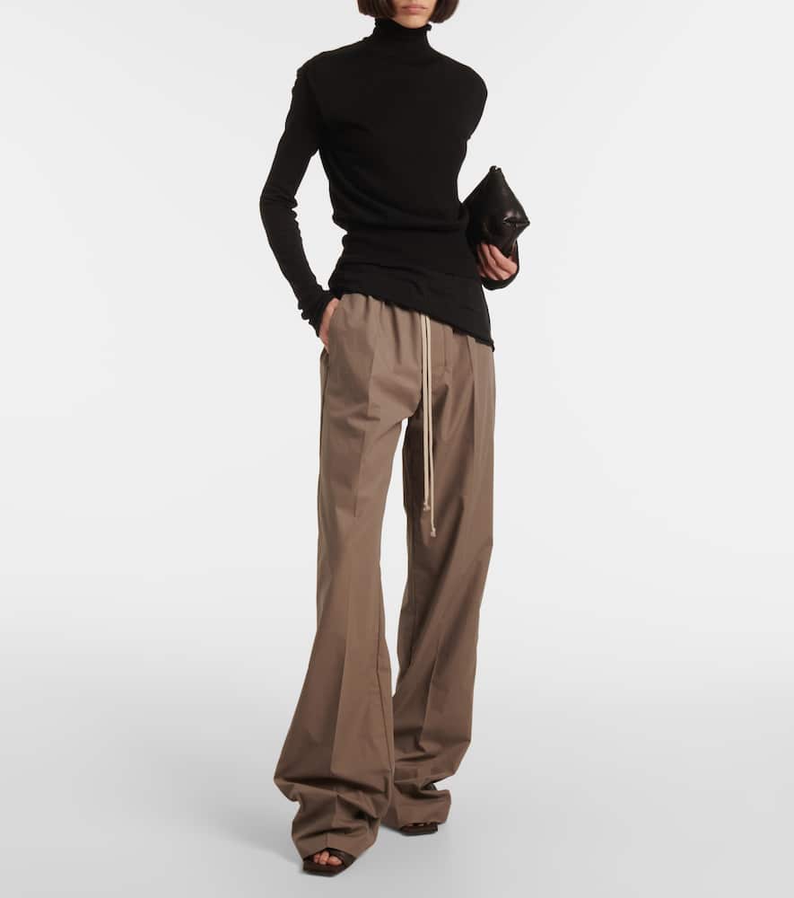 Dietrich cotton wide-leg pants
