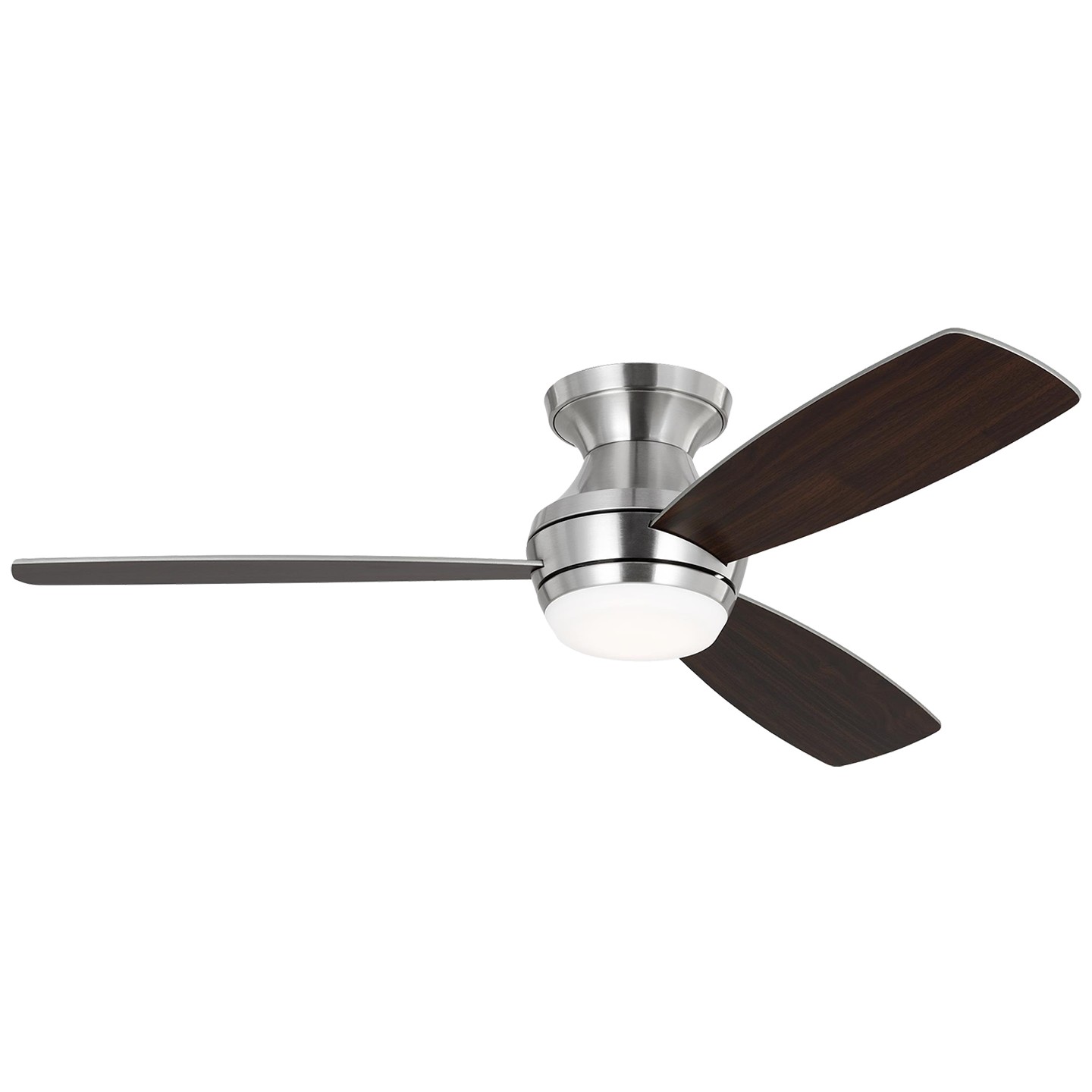Brushed Steel 52"Ceiling Fan from the Ikon Collection