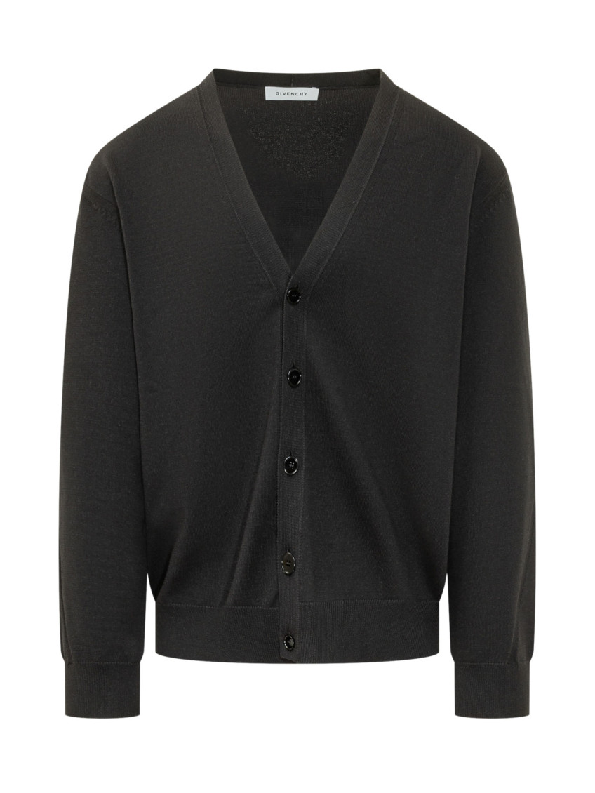 Black V Neck Cardigans
