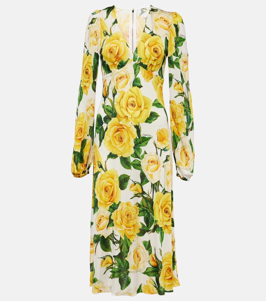 Floral midi dress