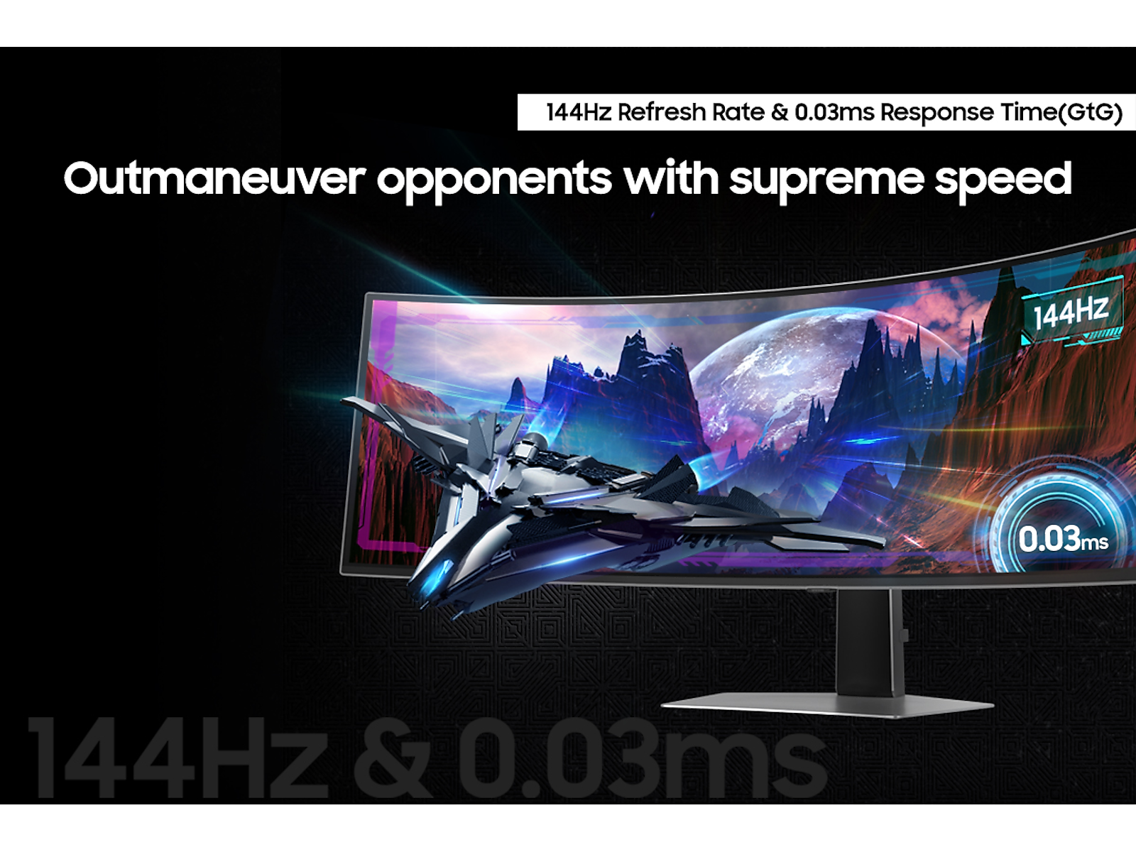 49" Odyssey OLED G9 (G91SD) Dual QHD 144Hz 0.03ms Curved Gaming Monitor(LS49DG910SNXZA)