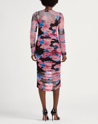 Woman Midi dress Pink Size 10 Polyester, Elastane