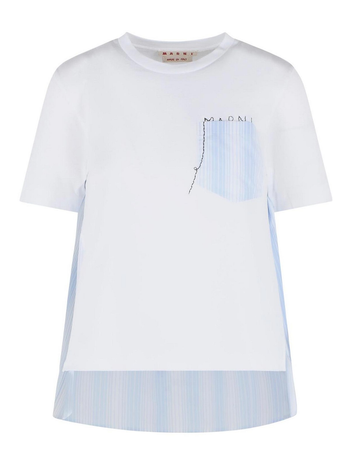 Marni - cotton t shirt short sleeve round neck