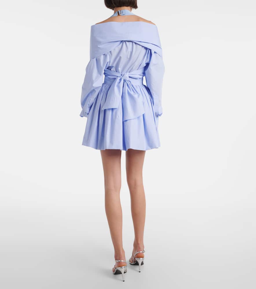 Gathered miniskirt