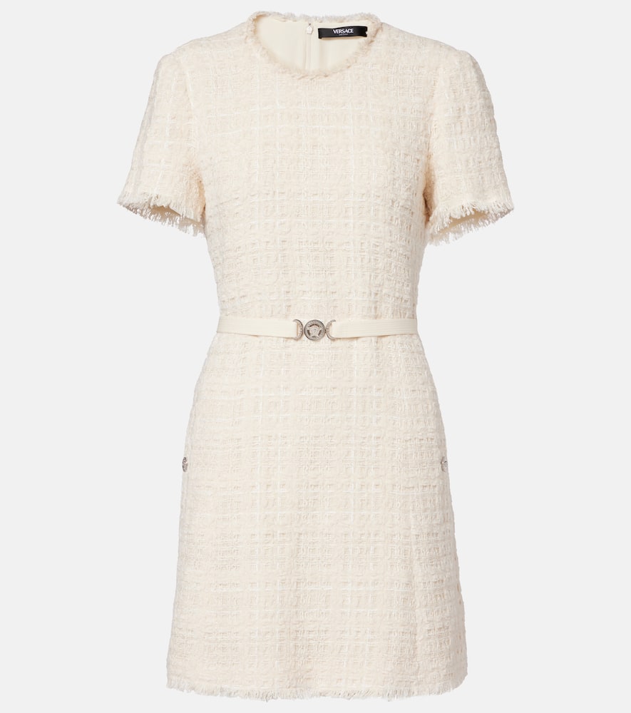 Medusa '95 cotton-blend tweed minidress