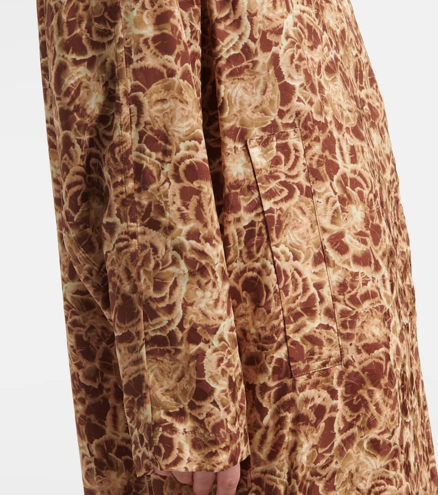 Leopard-print coat