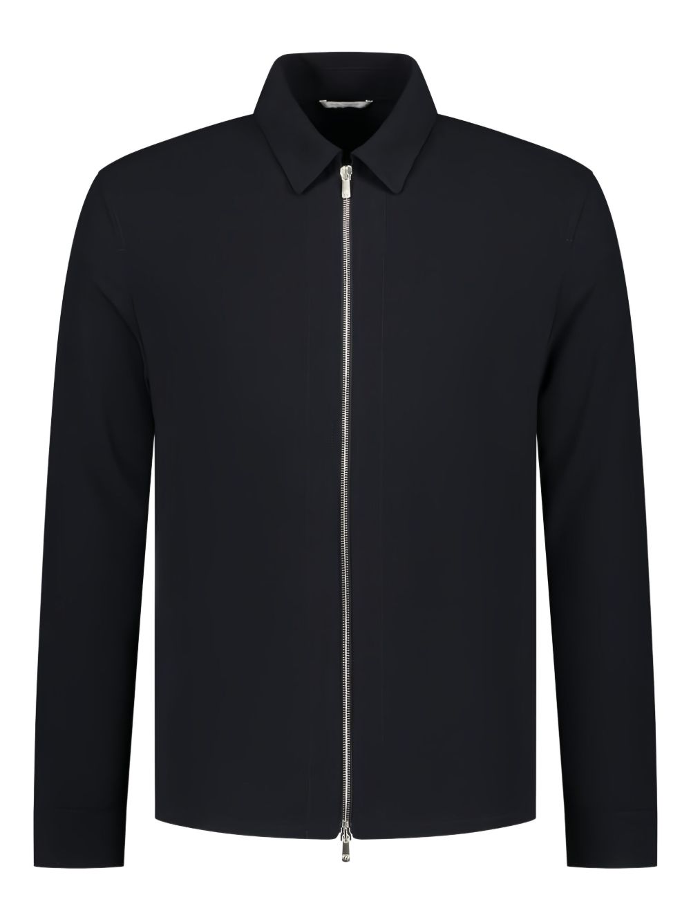 Marco Pescarolo zip-up overshirt - Black