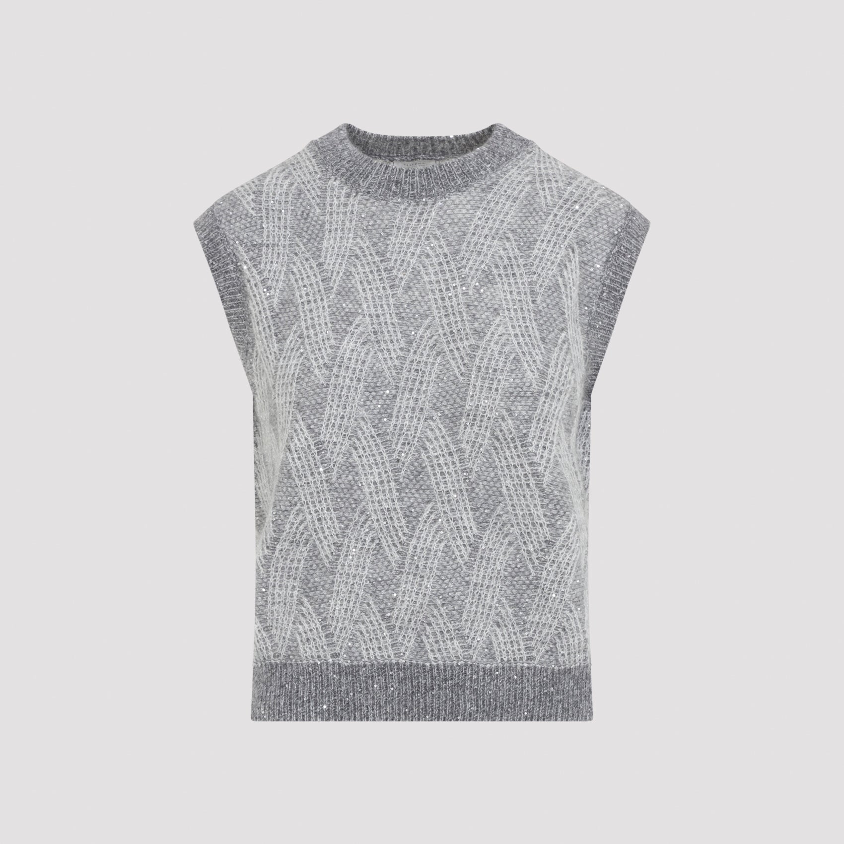 Women's Mixed-Material Gilet