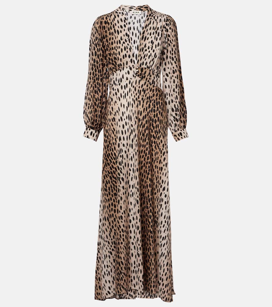 Emory printed silk maxi dress
