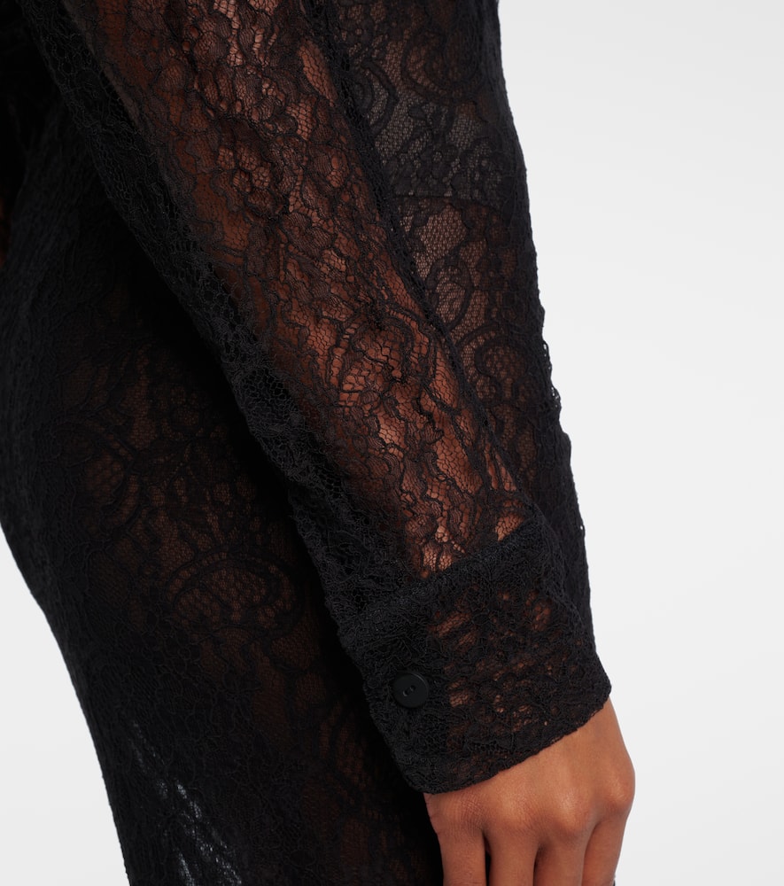 Venus sheer lace gown