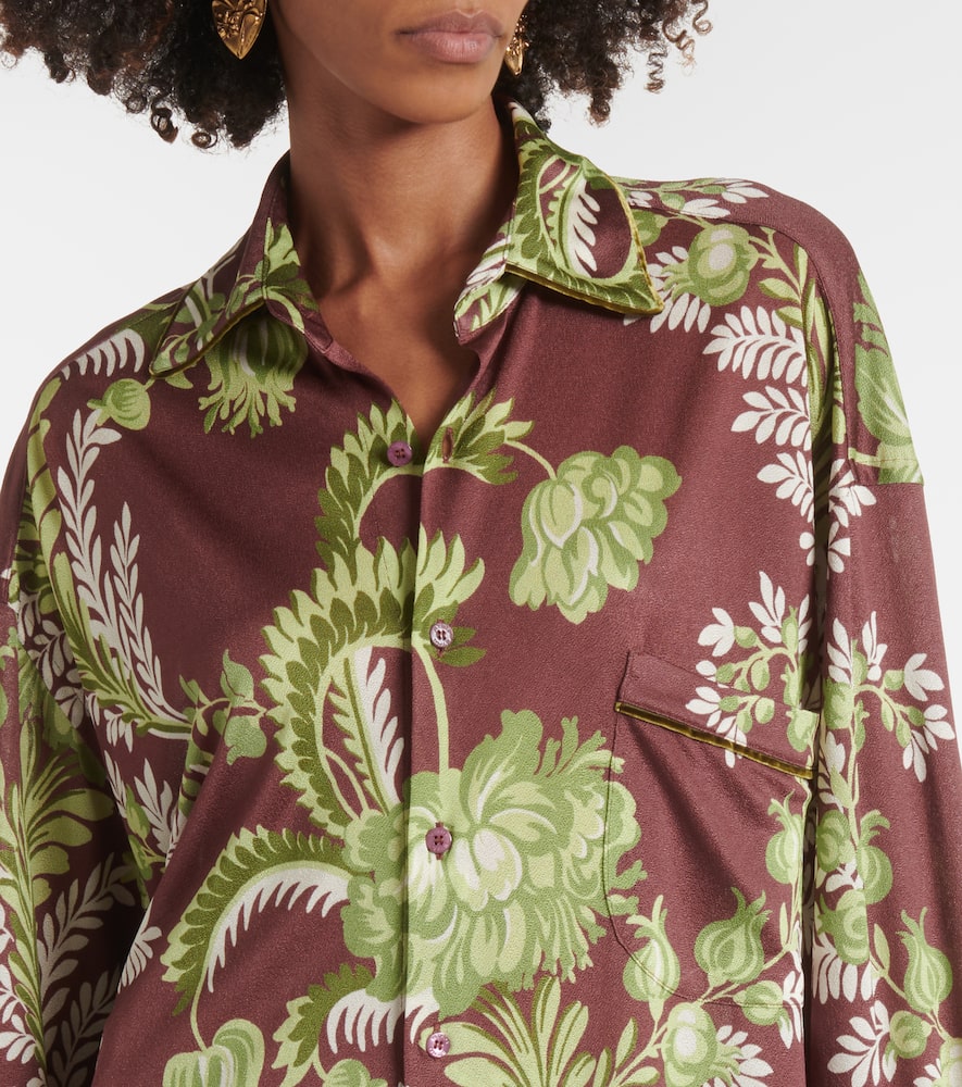 Floral oversized shirt