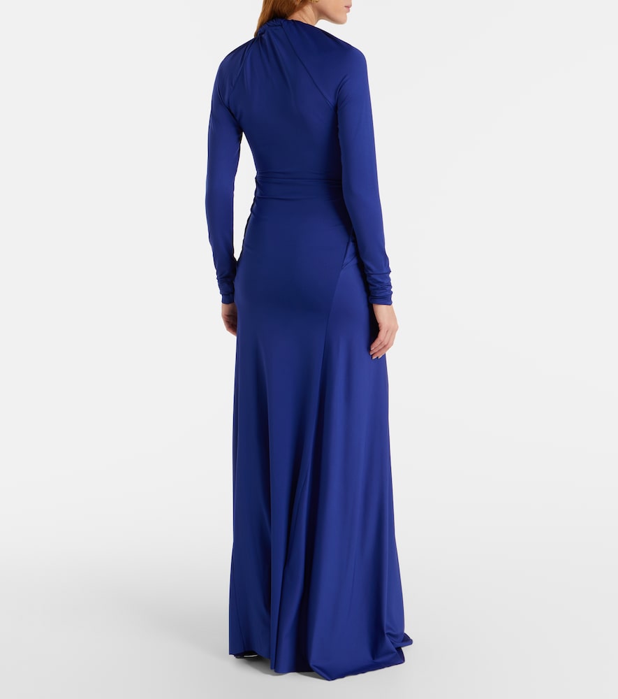 Draped maxi dress