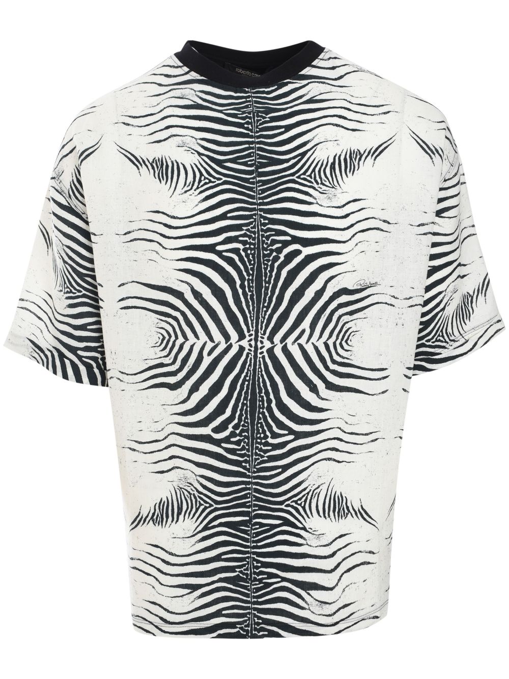 Zebra-print t-shirt - White
