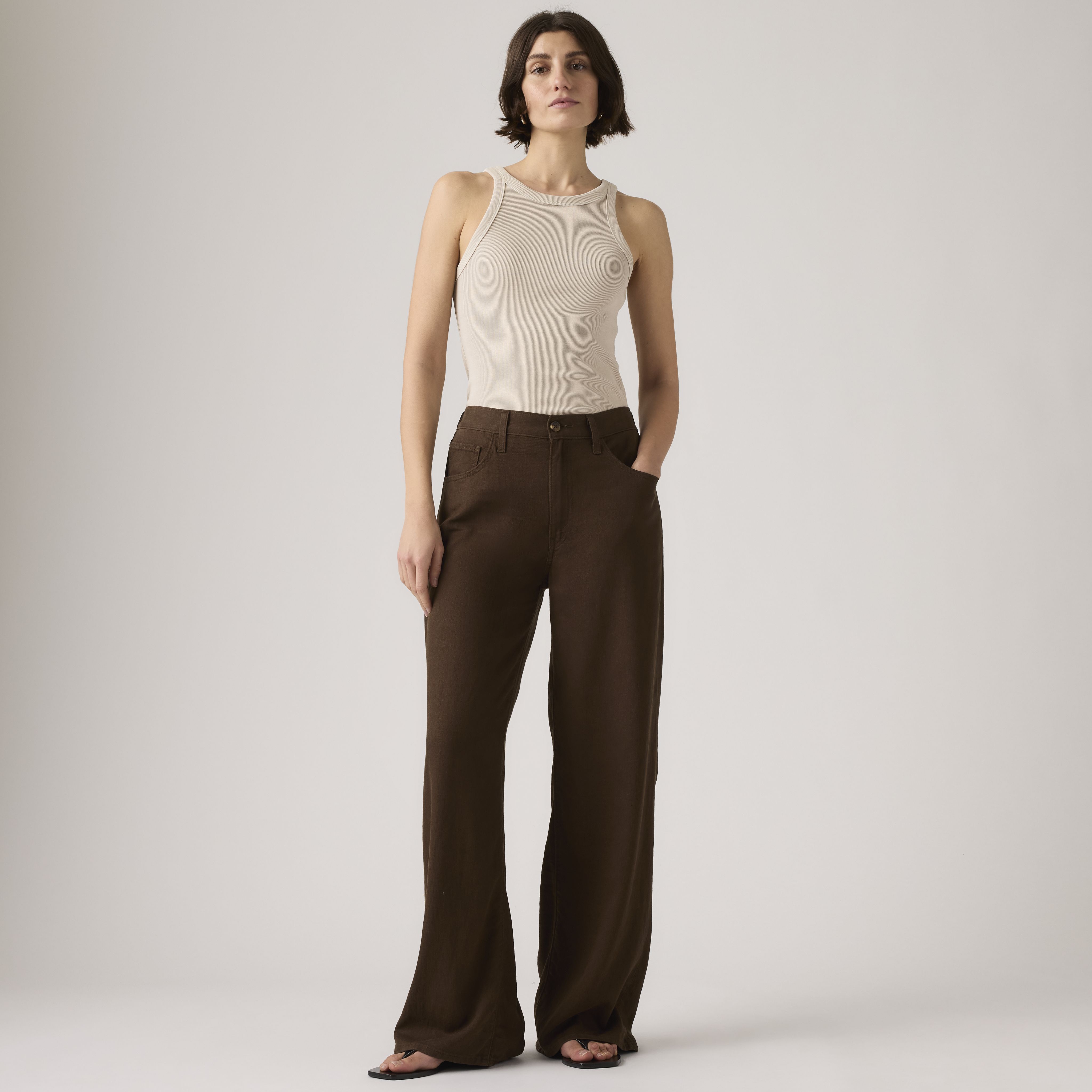 Cinch Wide Leg Jeans