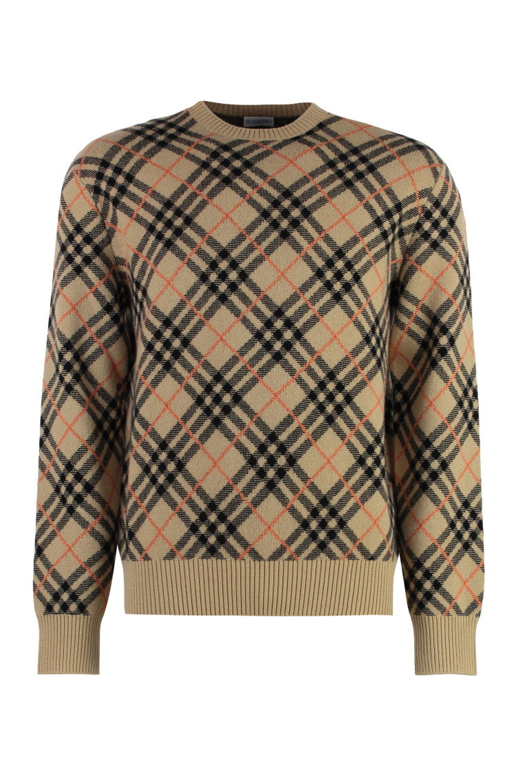 Beige Crew Neck Sweater