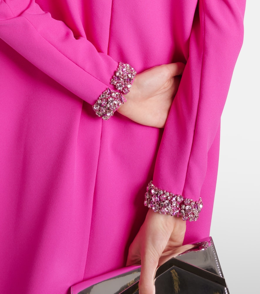 Naimal embellished crêpe gown