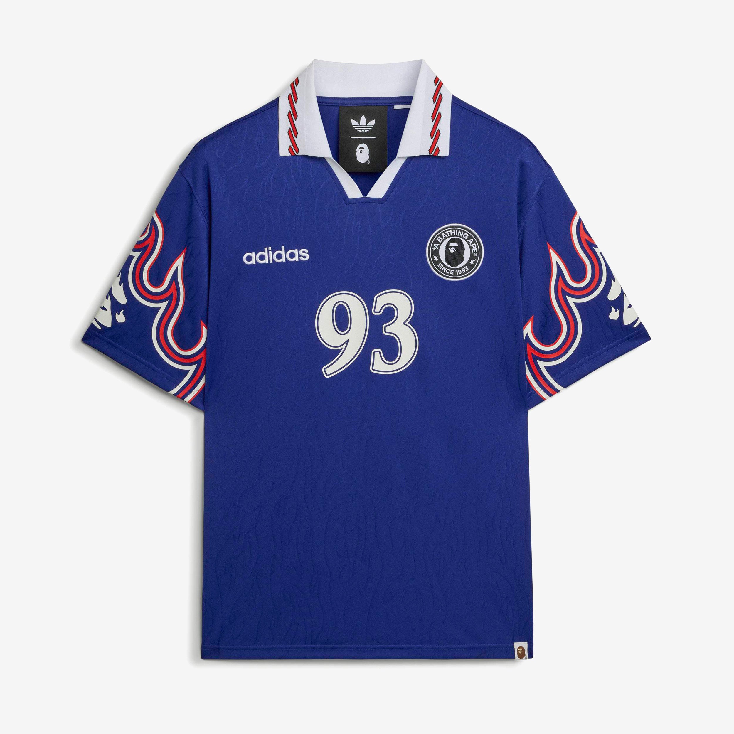 Adidas Flame Jersey x BAPE - JAPAN BLUE - male