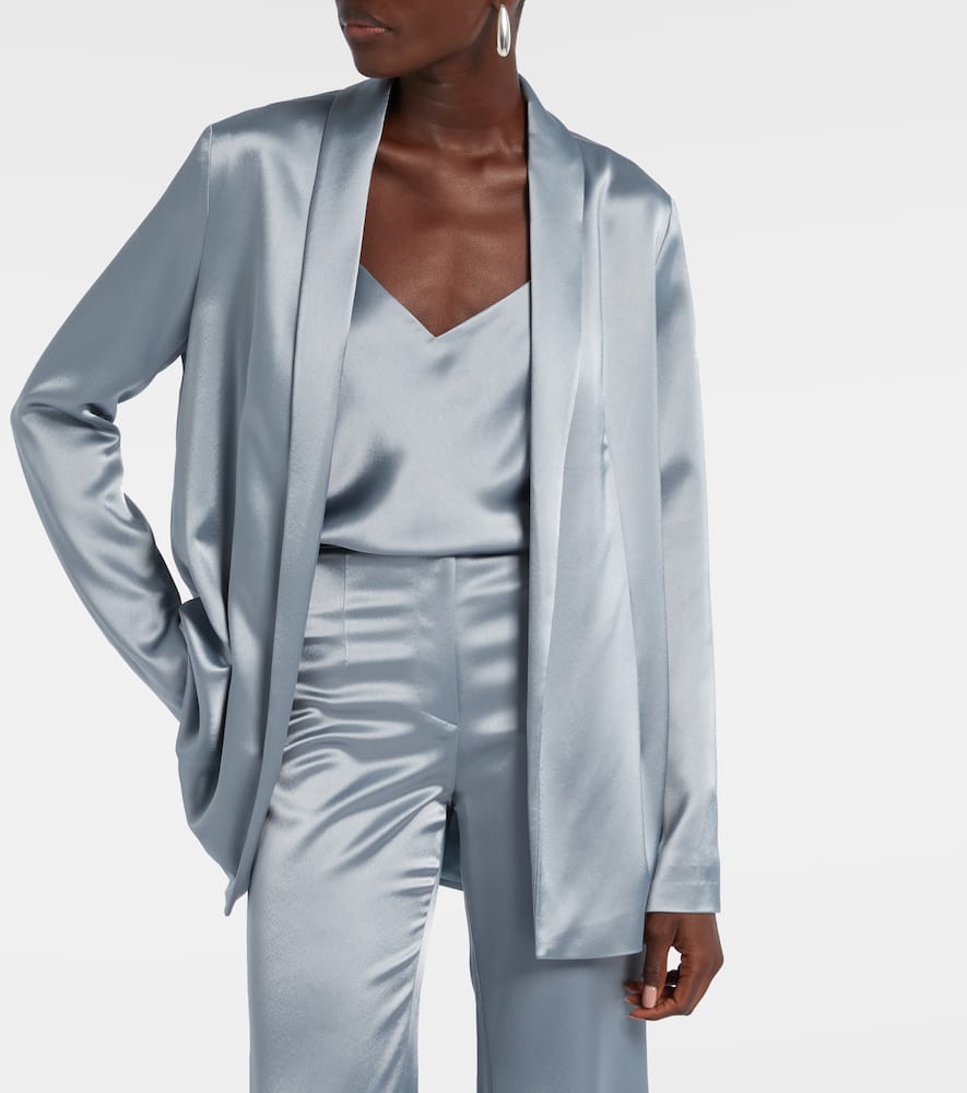 Julianne satin blazer