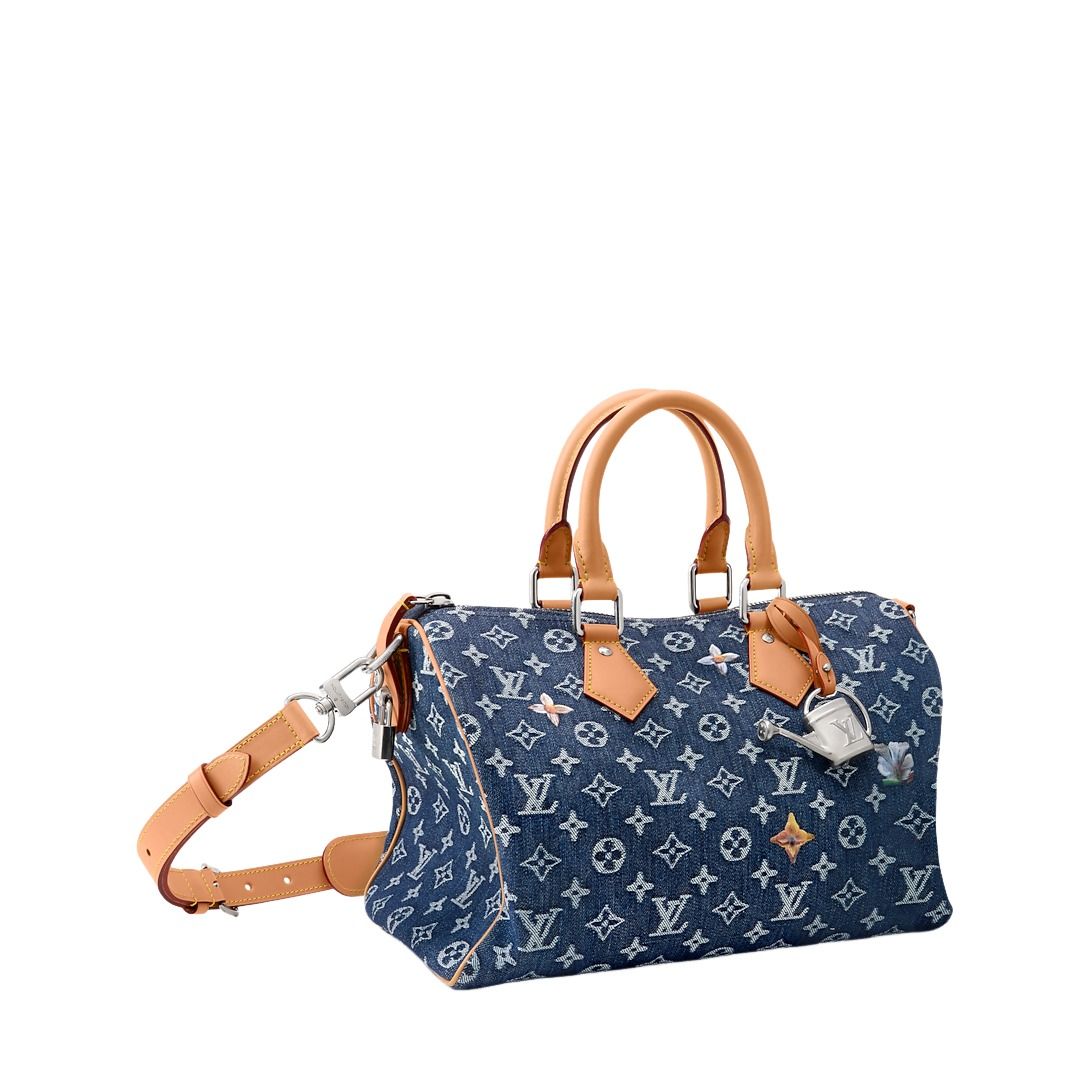Speedy 30 Bandoulière 'Blue'
