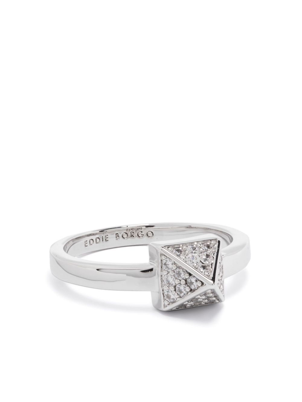 Pavé Pyramid ring - Silver