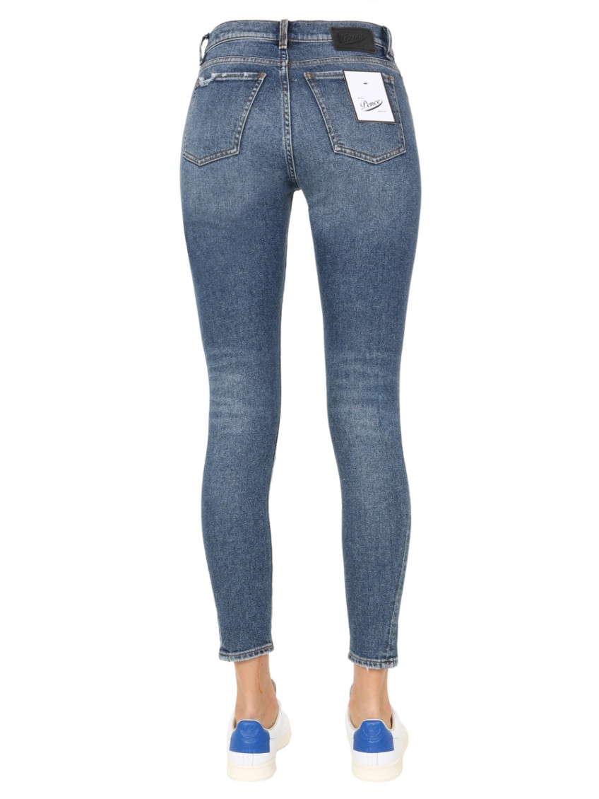 Denim Skinny Mid Rise Jeans