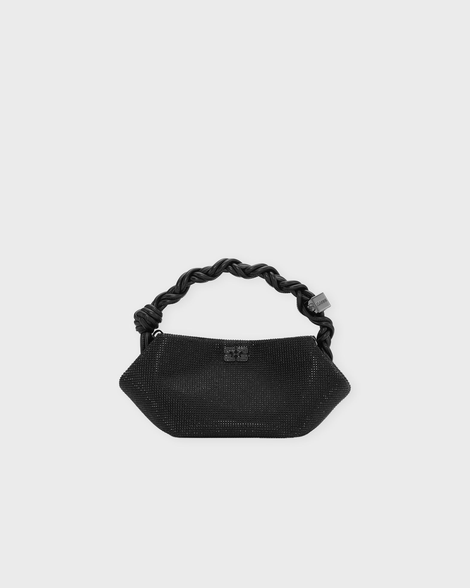 Ganni Bag Bou Mini Satin Strass Black ONESIZE