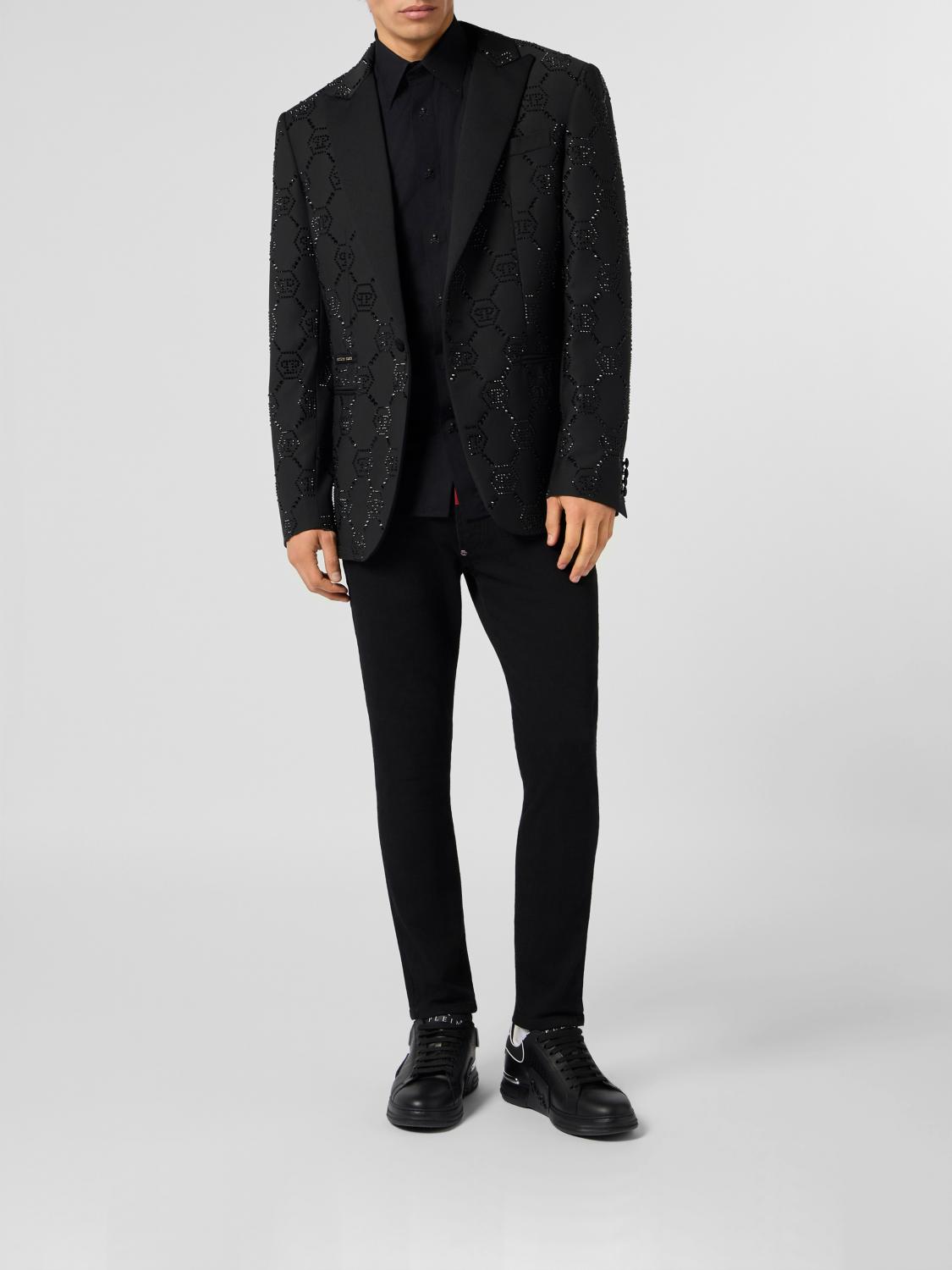 Jacket Men color Black