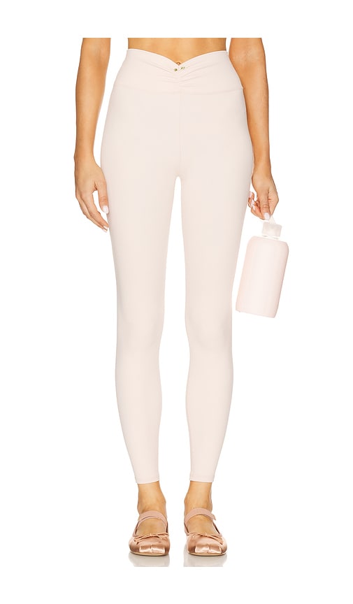 WeWoreWhat Ruched V Legging in Pink.  XL. Also in