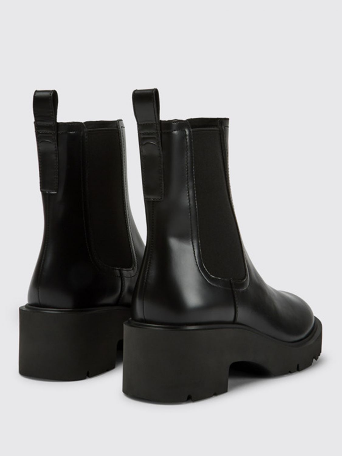 Flat Booties Woman color Black