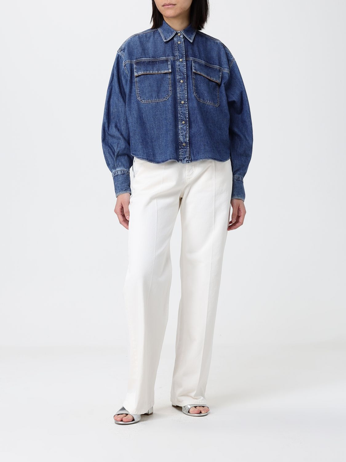 Top Woman color Blue
