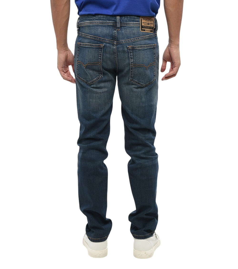 Blue Mid Rise Jeans