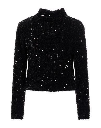 Woman Top Black Size XL Polyester