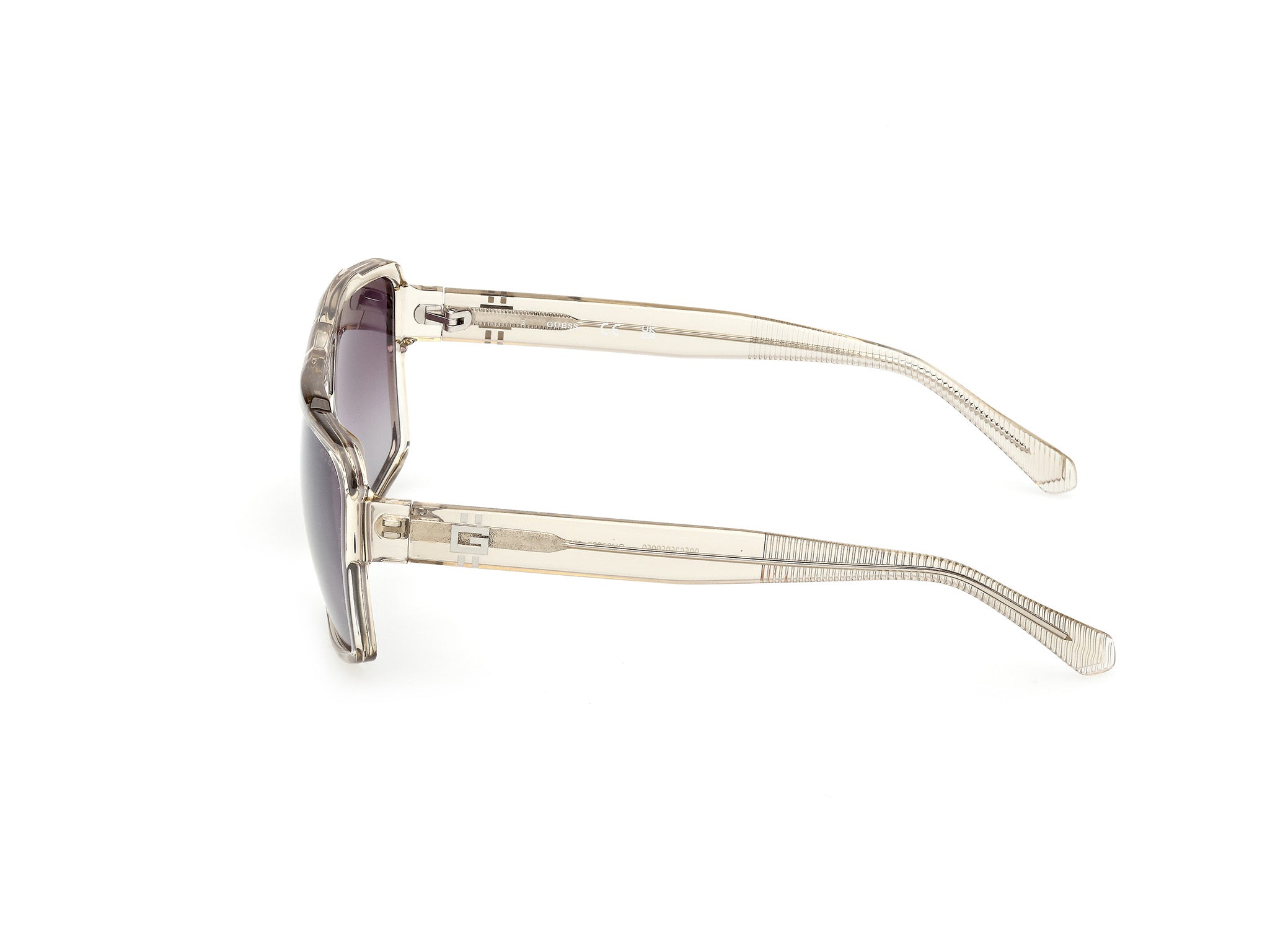 Guess Hombre Guess GU00223 57Z Gafas de sol Inyectado Beige Violeta Cuadrada Norma
