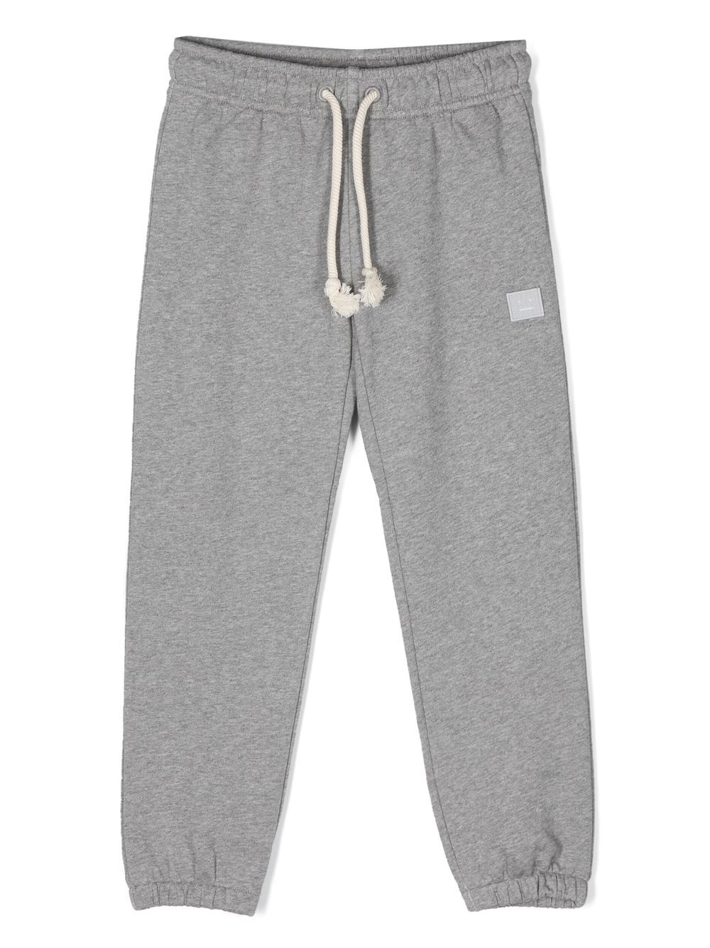 Logo-patch detail track pants - Grey