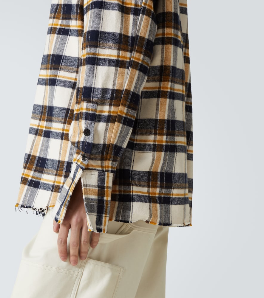 Plaid cotton shirt