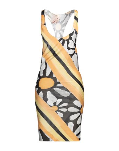 Woman Midi dress Ocher