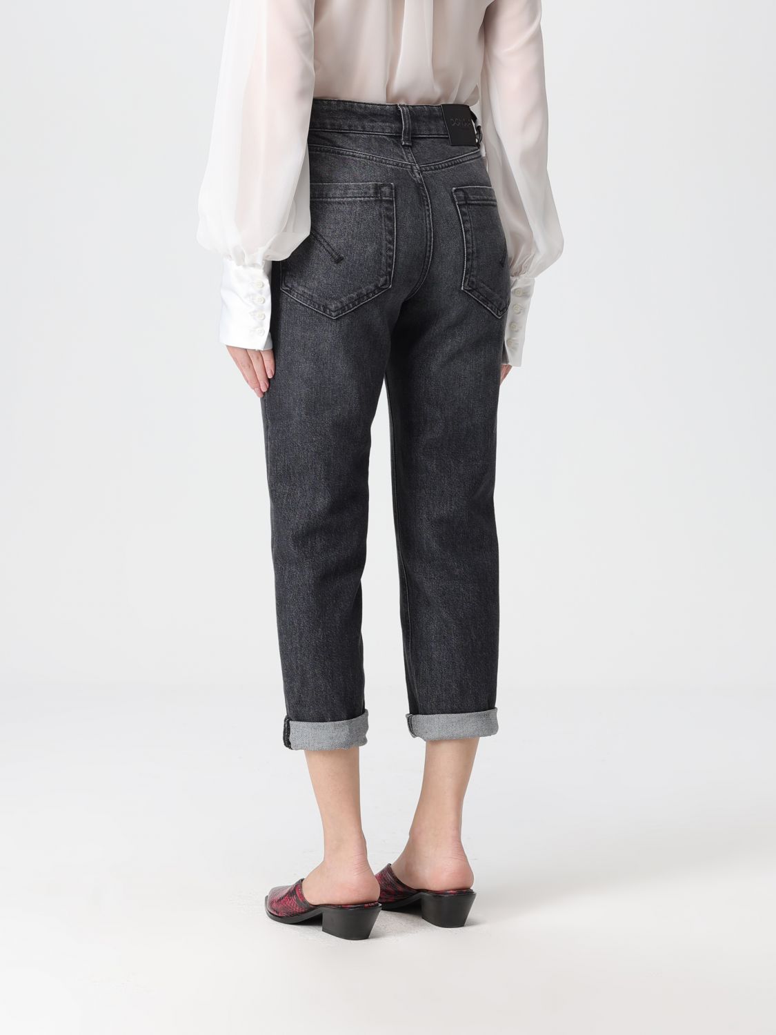 Jeans Woman color Black