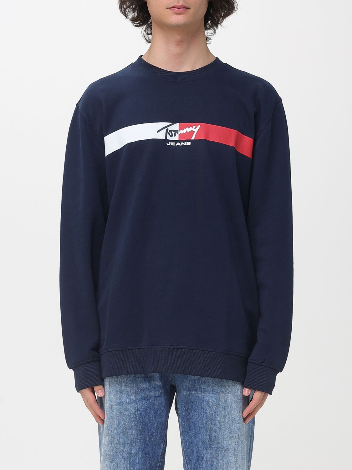 Sweatshirt Men color Blue