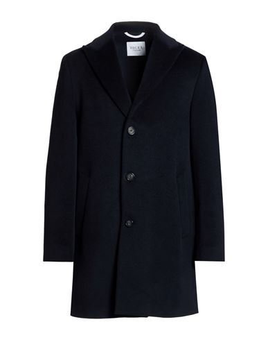 Man Coat Midnight blue Size 42 Wool, Polyester, Cashmere