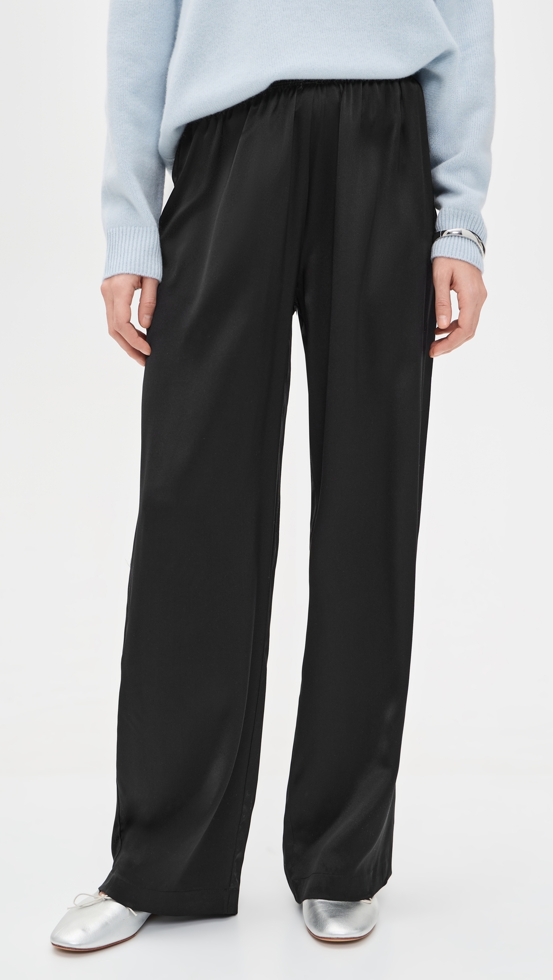 The Silk Simple Pants Jet