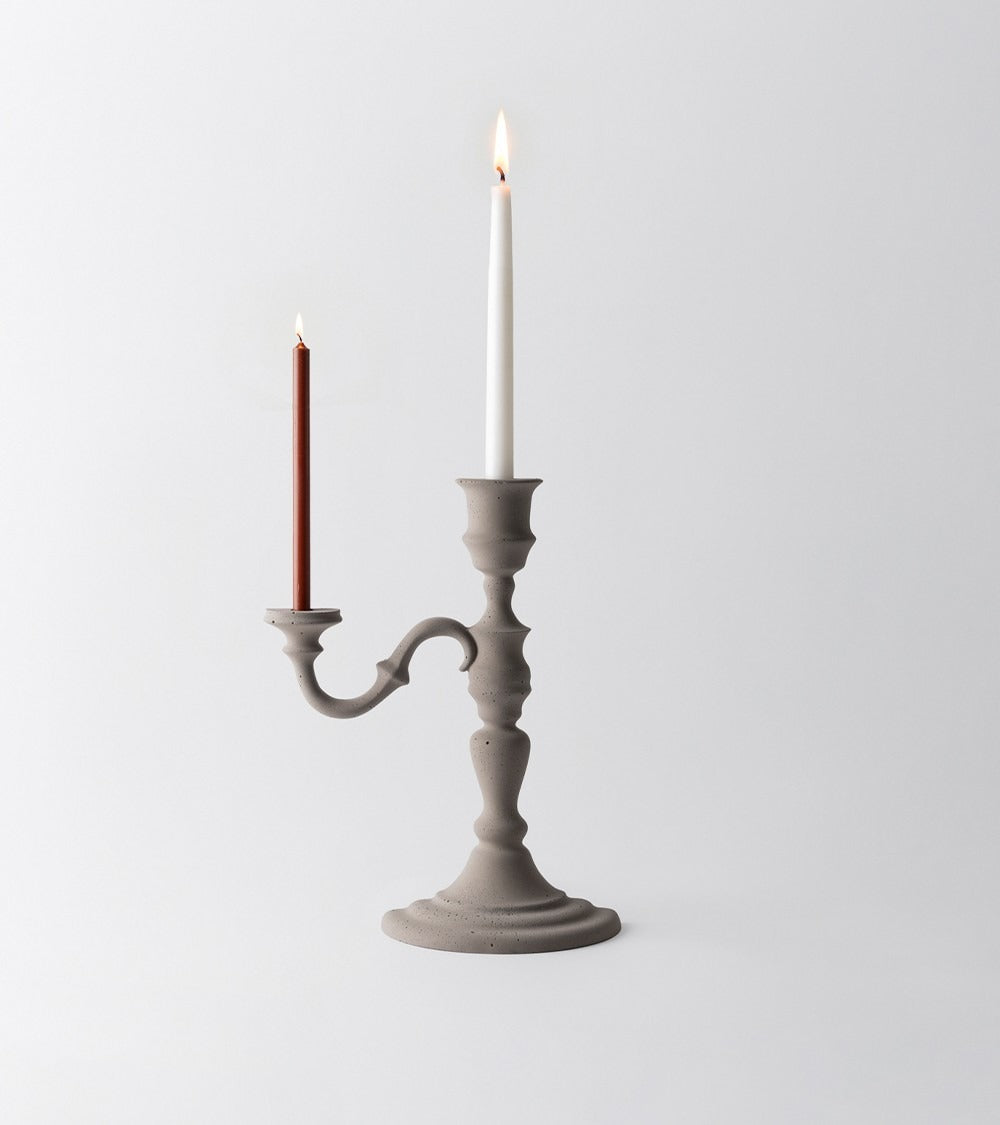 Kn Industrie Magic Objects Candelabro Tortora Diam. 17 H