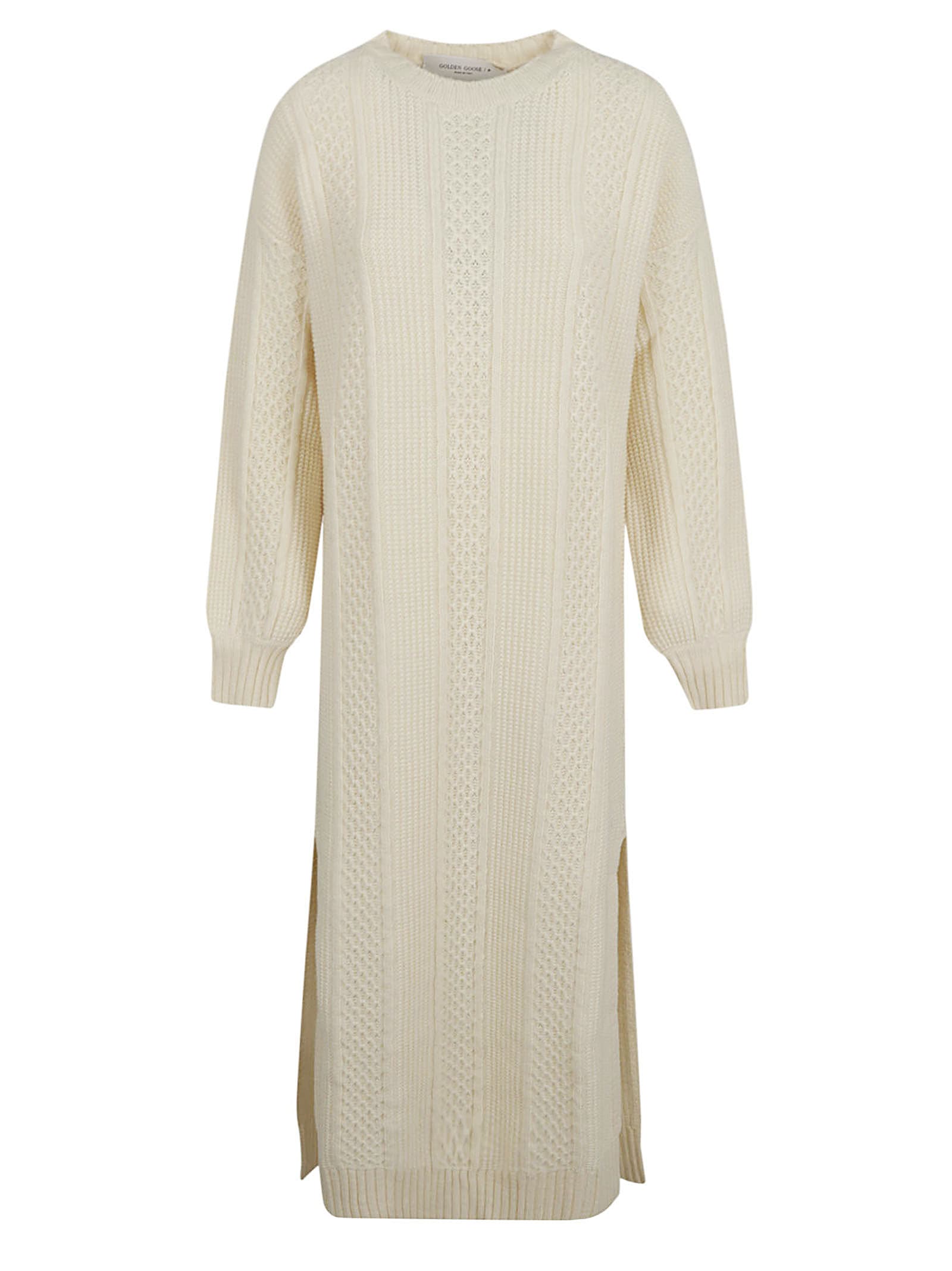 Dress In Beige Wool