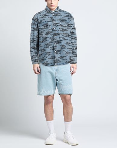 Man Denim shirt Blue