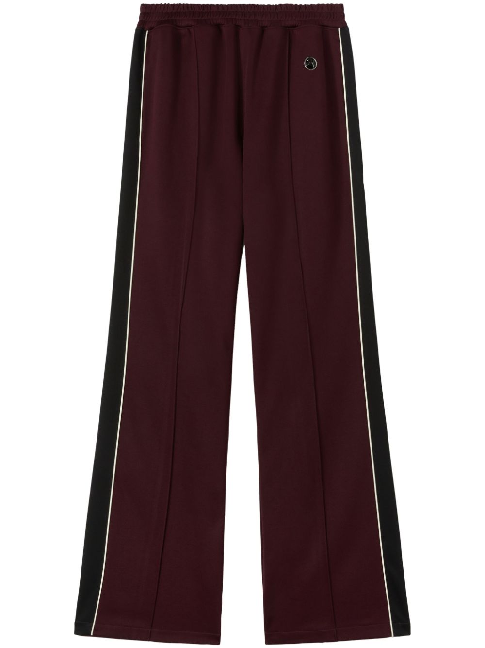 Side-stripe track pants - Red