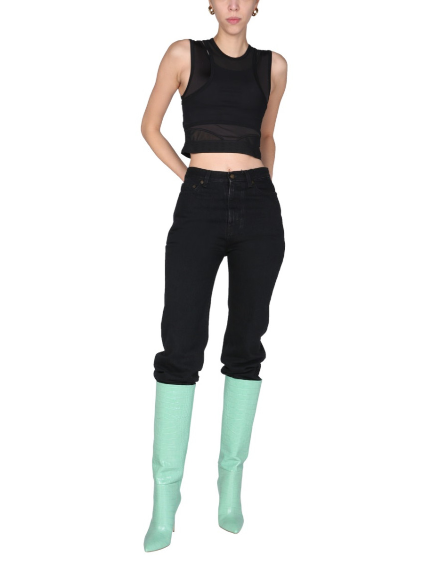 Panelled Sport Top