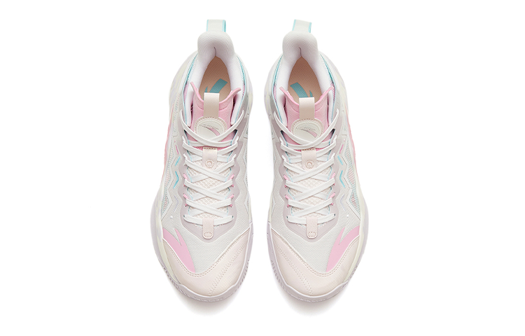 Magic Cement Bubble Outfield Basketball Shoes 'White Pink'