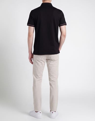 Man Polo shirt Black Size XL Cotton