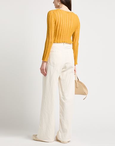 Woman Sweater Marigold Size 8 Baby alpaca wool, Recycled polyamide, Polyamide