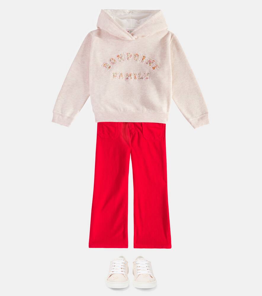 Bonpoint Tita embroidered hoodie