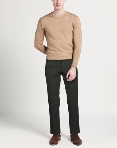 Man Pants Green Size 32 Cotton, Polyester, Viscose, Elastane